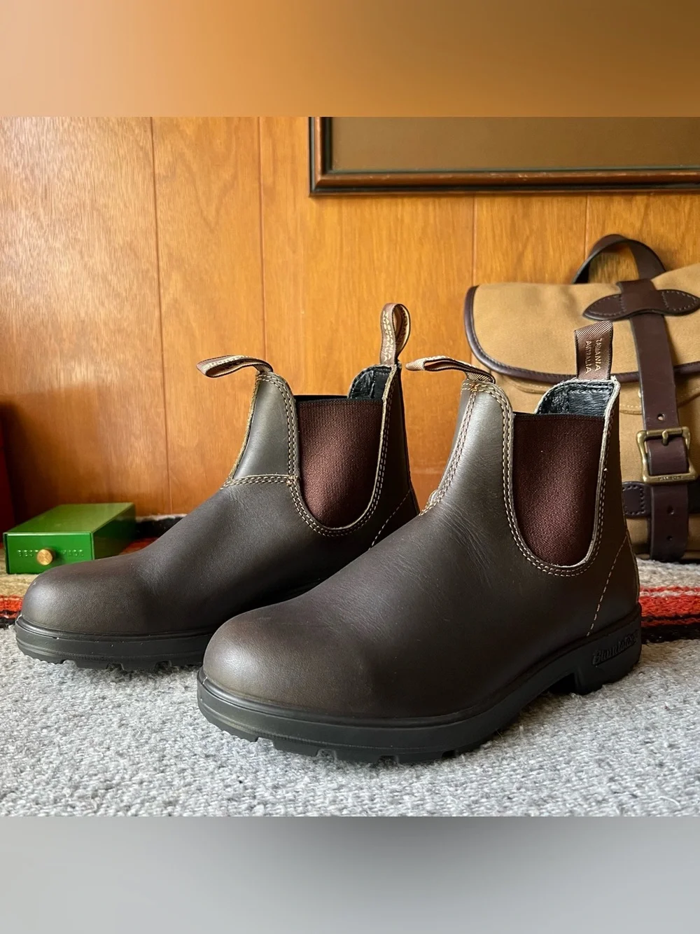 Blundstone Chelsea Boots Brown Leather - Picture 3 of 13